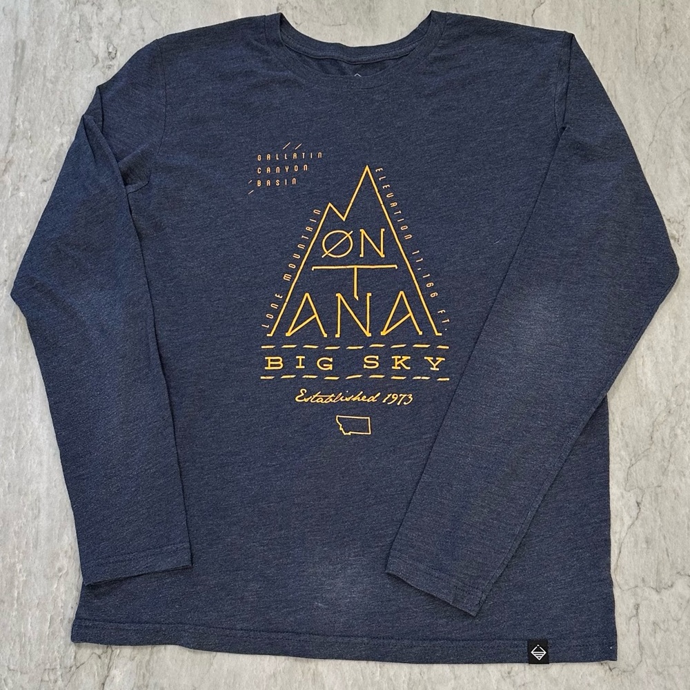 Big Sky long sleeve graphic tee